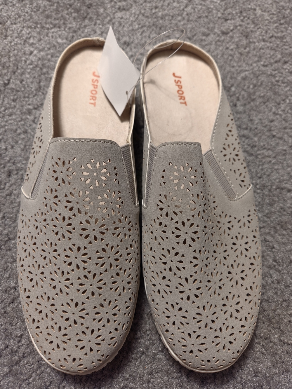 JSport by Jambu Floral Slip-On Mule shoes